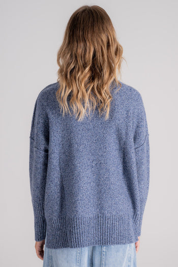 Maglia Blu 100% Cashmere - 5