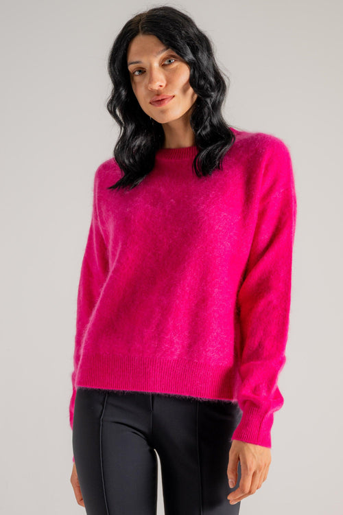 Maglia Girocollo Rosa Donna - 2