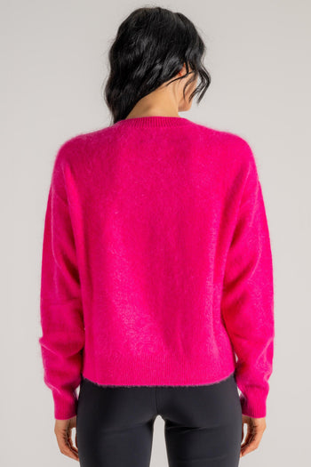 Maglia Girocollo Rosa Donna - 4