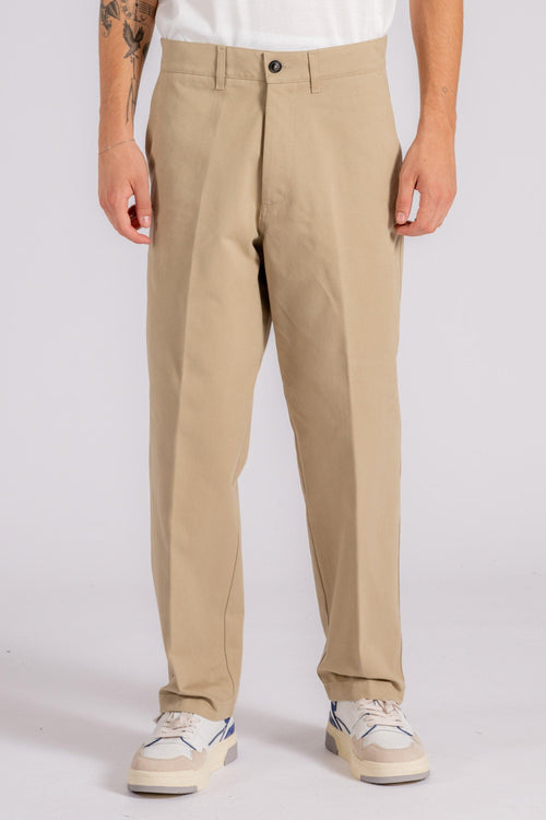 Pantalone 100% Cotone Beige