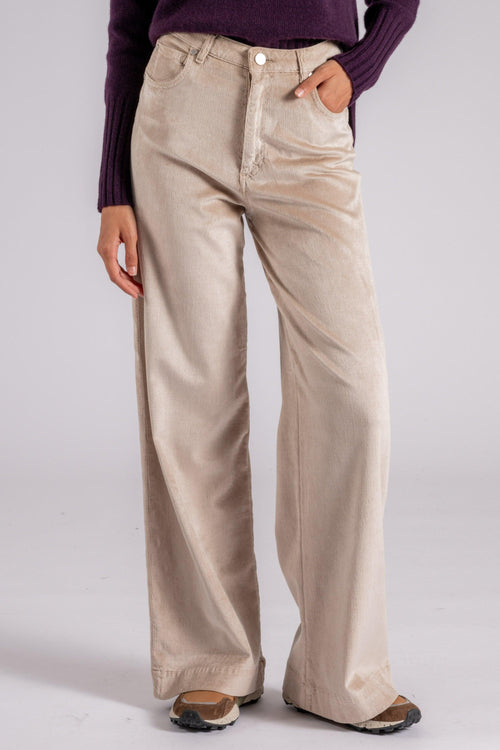 Pantalone 50% Cotone 58% Viscosa 2% Elastam Rosa