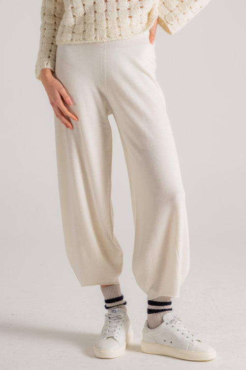 Pantalone Infeltrito Grigio Donna