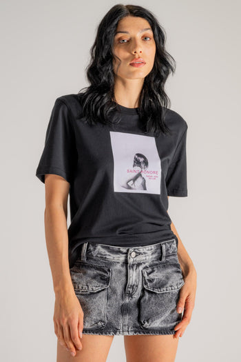 T-shirt Noface Nero Donna - 3