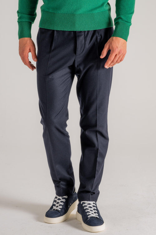 Pantalone New Chino 1p Blu Uomo