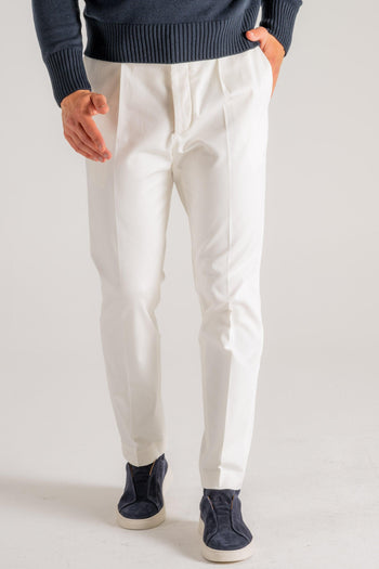 Pantalone New Chino 1p Bianco Uomo - 3