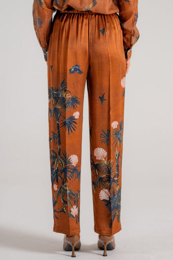 The Sacred Forest Pants Marrone Donna - 4