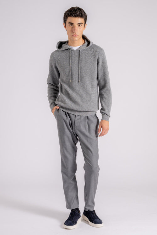 Mauro Hoodie Raglan Grigio - 1