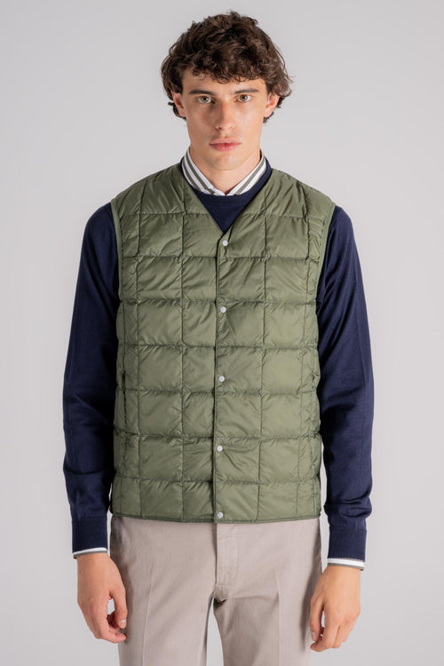 V-neck Down Vest Uomo