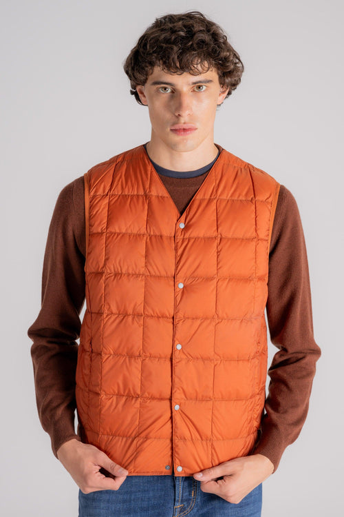 V-neck Down Vest Uomo