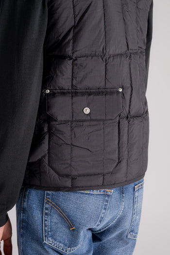 Work W-zip Lib Down Vest Nero Uomo - 7