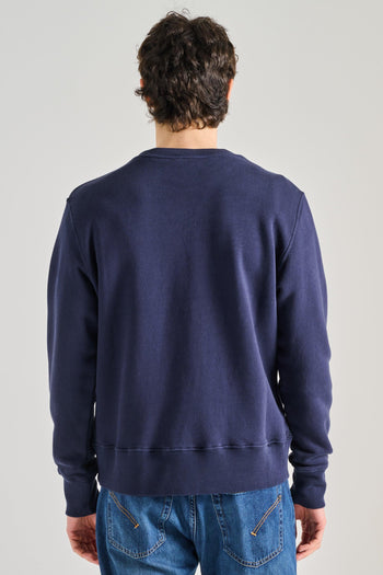 Felpa Main Cotone Blu - 4