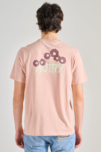 T-shirt Main Cotone Rosa - 3