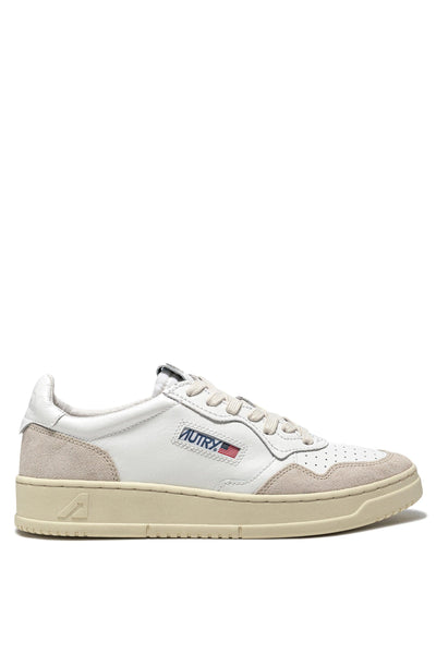 Sneakers Medalist Low Man Leat Suede Bianco Uomo