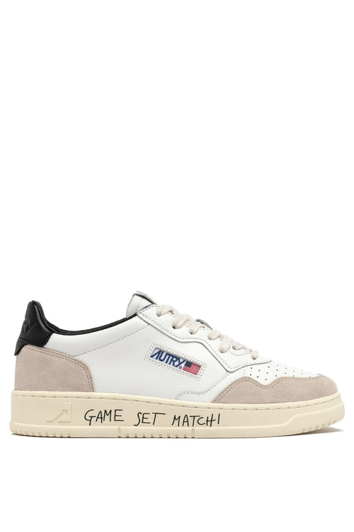 Sneakers Medalist Low Man Match Suede Bianco Uomo