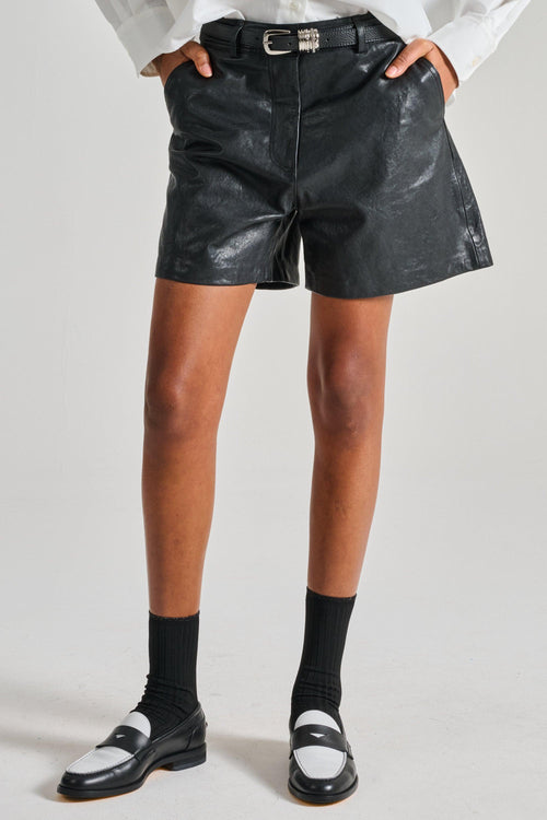 Max Mara Shorts Tessuto Nero