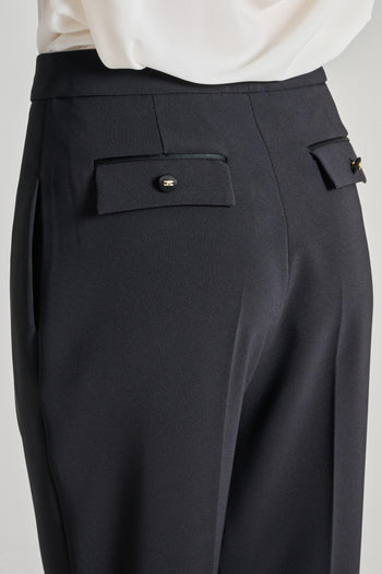 Pantaloni Essential Tessuto Nero - 4