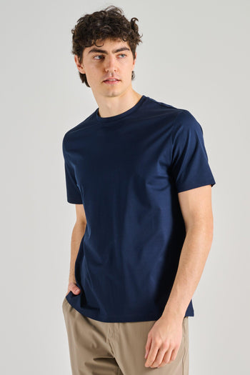 T-Shirt Jersey Stretch Blu - 3