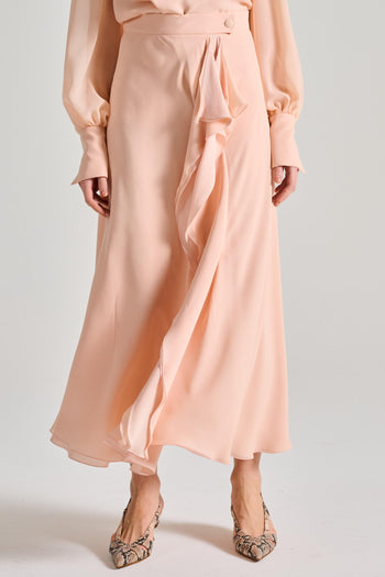 Gonna Tessuto Rosa - 3