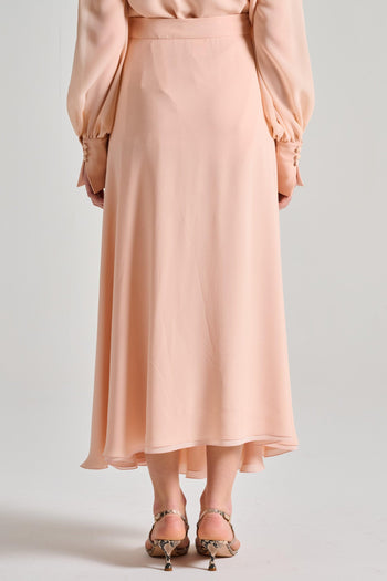 Gonna Tessuto Rosa - 4