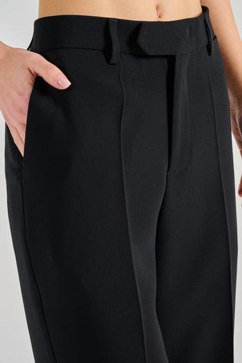 Pantaloni Tessuto Nero - 3