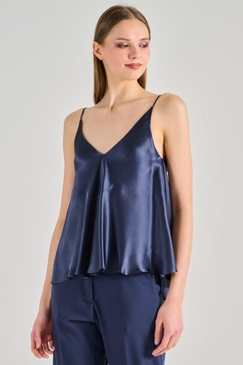 Semi-Couture Top Marina Cotone Blu - 2