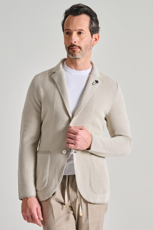 Giacca Maglia Beige