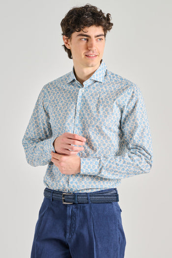 Camicia Cotone Azzurro - 2