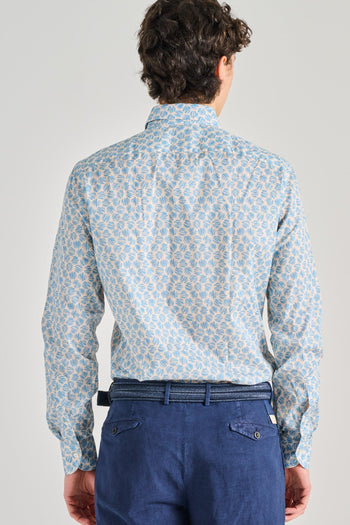 Camicia Cotone Azzurro - 3