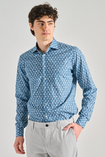 Camicia Cotone Blu - 2