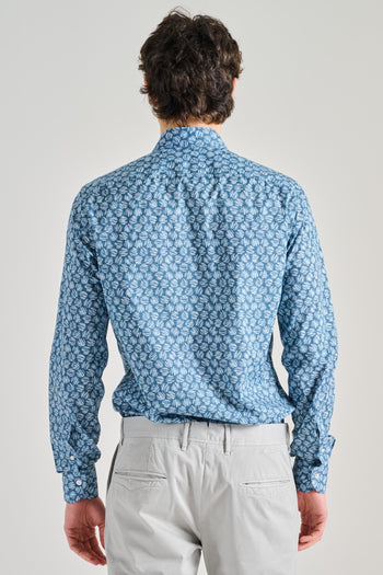 Camicia Cotone Blu - 3