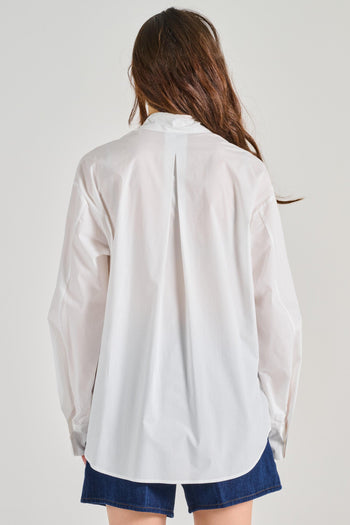 Camicia Le Bouquet Popeline Cotone Bianco - 7