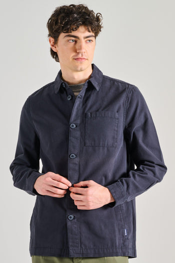 Giubbotto Overshirt Tessuto Blu - 2