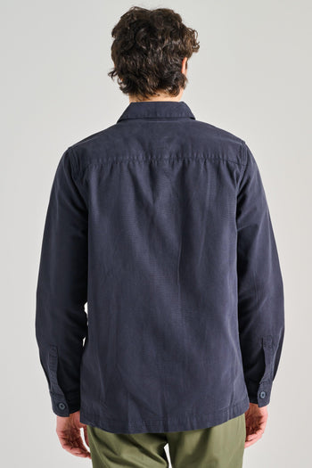 Giubbotto Overshirt Tessuto Blu - 6