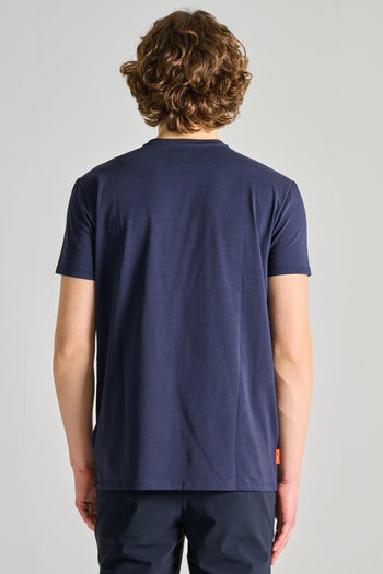 T-shirt Revo Cotone Blu - 3