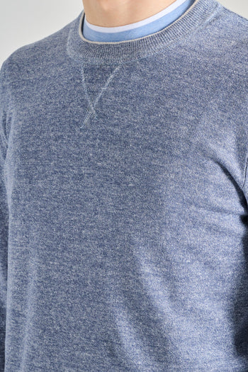 Maglia David ML Irlanda Bicolor Blu - 4