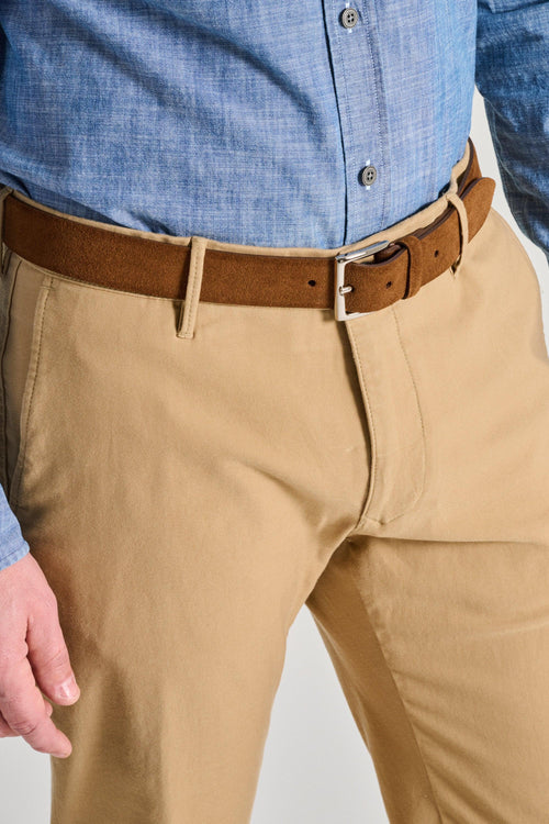 Cintura Amalfi Pelle Scamosciata Marrone