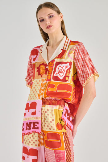 Camicia Lilian Tessuto Rosso - 2