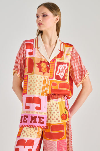 Camicia Lilian Tessuto Rosso - 3