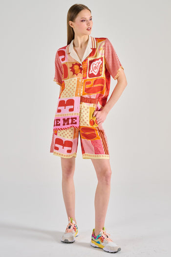 Camicia Lilian Tessuto Rosso - 5