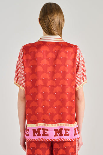 Camicia Lilian Tessuto Rosso - 7