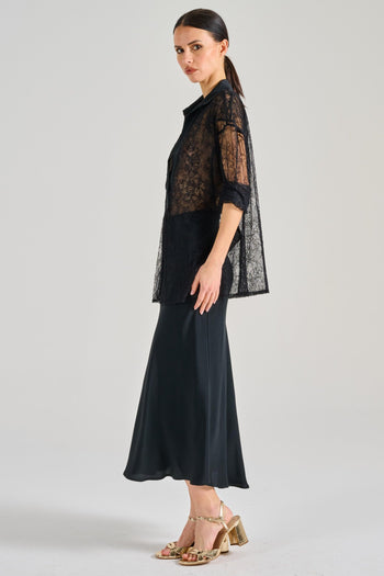 Semi-Couture Blusa Esme Tessuto Nero - 7