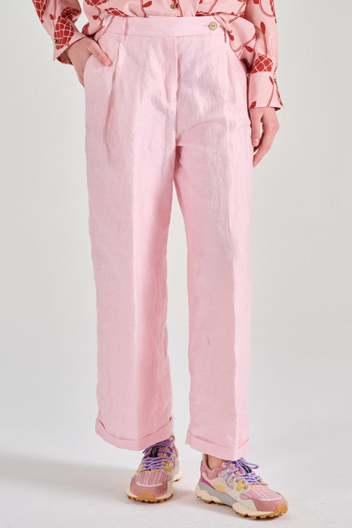 Balia8 Pantaloni Tessuto Rosa