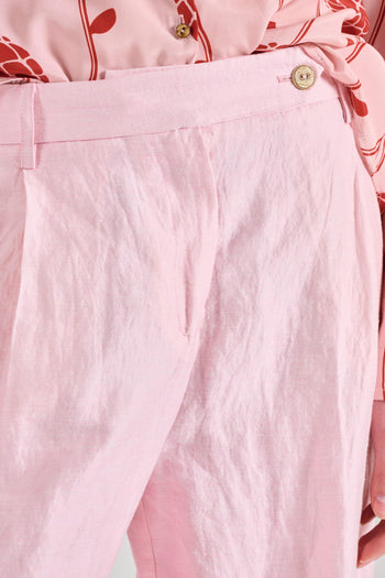 Balia8 Pantaloni Tessuto Rosa - 3