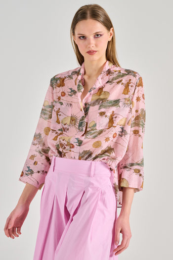 Balia8 Blusa Tessuto Rosa - 3