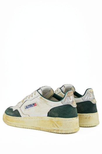 Sneakers Verde Tessuto/Pelle - 4