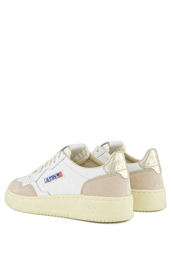 Sneakers Bianco e Oro - 3