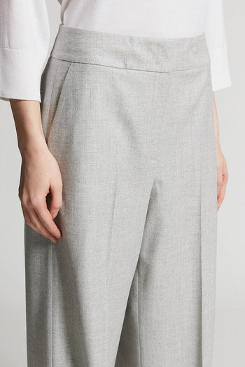 Pantalone Micro Pied De Poule Donna - 3