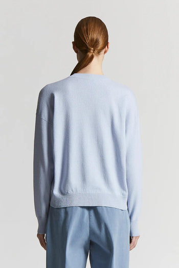 Maglia Lana Seta E Cashmere Punto Luce Donna - 4