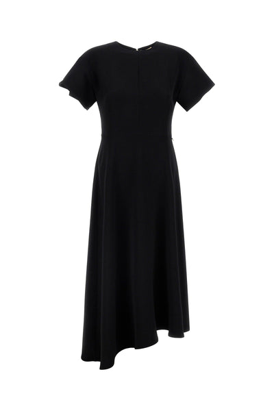 Abito Midi Con Manica Corta Donna