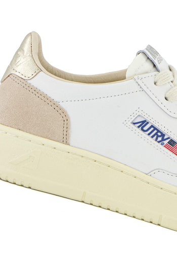 Sneakers Bianco e Oro - 6